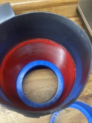 Thomas & Betts Ocal 4″ Metal Pipe Coated with PVC Coupling, Lot of 2
