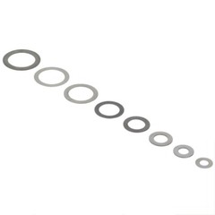 100x Shim Washers 0.1mm/0.25mm/0.3mm/0.5mm/0.8/1.0mm Thick DIN 988 High Quality