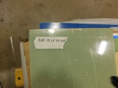 G10 Garolite MIcarta GREEN SHEET 14.5 x 39.5 x 2″