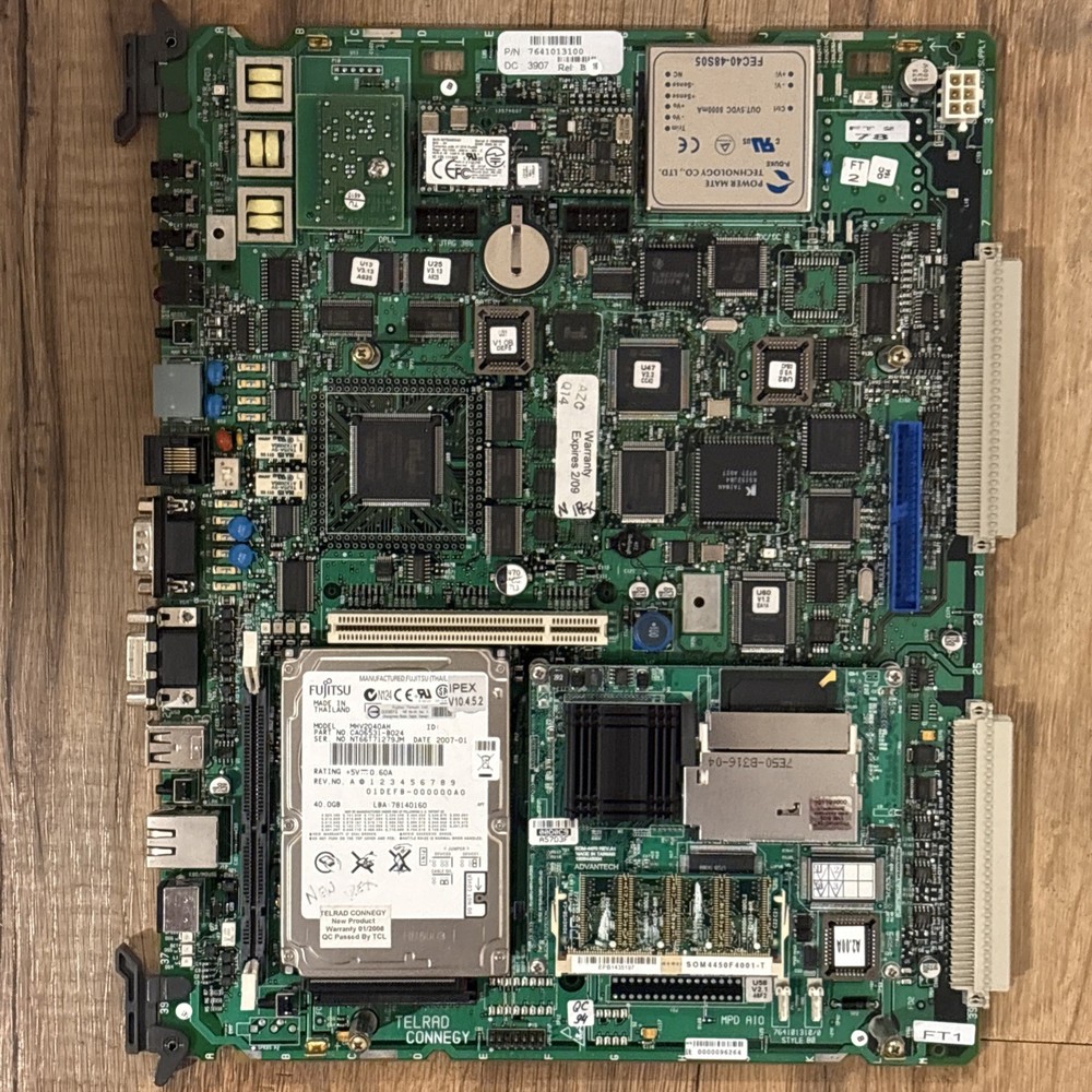 Telrad Connegy IPEX 76-410-1310/0 B16 Main Processor Server ADVANTECH For Parts