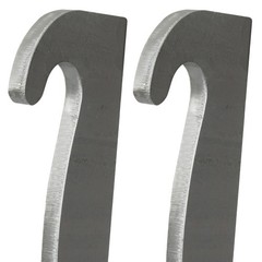 2pcs Steel Quick Attach Bracket 1-1/2″ For Cat Fusion Coupler Loader mounts