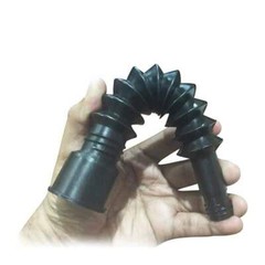 FLEXIBLE REPLACEMENT GAS SPOUT WITH 2 SCREW COLLAR CAPS – FITS