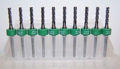 3/32″ (.0938″) CARBIDE END MILLS 4 FLUTE Kyocera 1800.0938.438 (PACK OF 10)