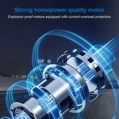 Battery Powered Electric Fuel Transfer Siphon Pump Gas Oil Water Liquid 2.4 GPM