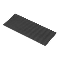 Carbon Fiber Sheet 250×100×6mm Matte Surface Twill Weave Panel Sheet
