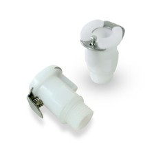 Vacuum Fittings Quick-Disconnect 1/4 Inch Barbed Male to Threaded Female 1 Set