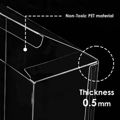 Baskiss 6 Pack Protector Case for Funko Pop Moments, Ultra Thick 0.5mm Clear …