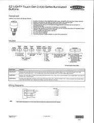 Banner EZ-LIGHT Touch Gen 2 K30 Series Illuminated Button K30ALBT2RGHQ New in bx