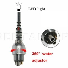 Dental LED 6 Hole Quick Coupler 360 degree swivel Fit KAVO Handpiece ux’