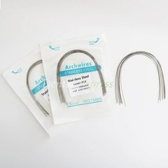 Dental S.S Orthodontic Arch Wire Stainless Steel Round Rectangular Natural Form