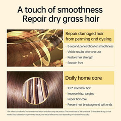 2Pcs Hair Mask, 8s Revitalizes Hot Dyeing 1.24 Fl Oz (Pack of 2), Gold