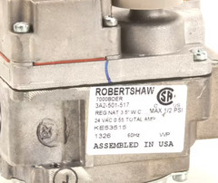 Cleveland 7000BDER, 3A2-501-517, KE53515, Gas Valve, 24V, 60HZ, Natural Gas