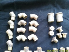 NOS Mixed Copper & Brass Plumbing Fittings Lot 66 pcs–Elbows etc. SEE PICTURES