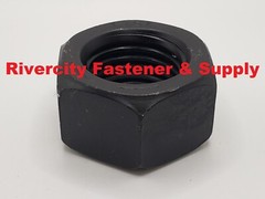 1-1/2-6 Steel Grade 8 Hardened Hex Nuts 1.50×6 Nut 1-1/2″ x 6 Coarse Thread