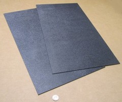 ABS Sheet Haircell Textured, 1 Side, Black, .094″ (3/32″) x 12″ x 24″, 4 Units
