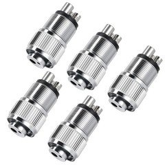 Dental Quick Change Tubing Adapter High Speed Handpiece straight 2/4 Hole