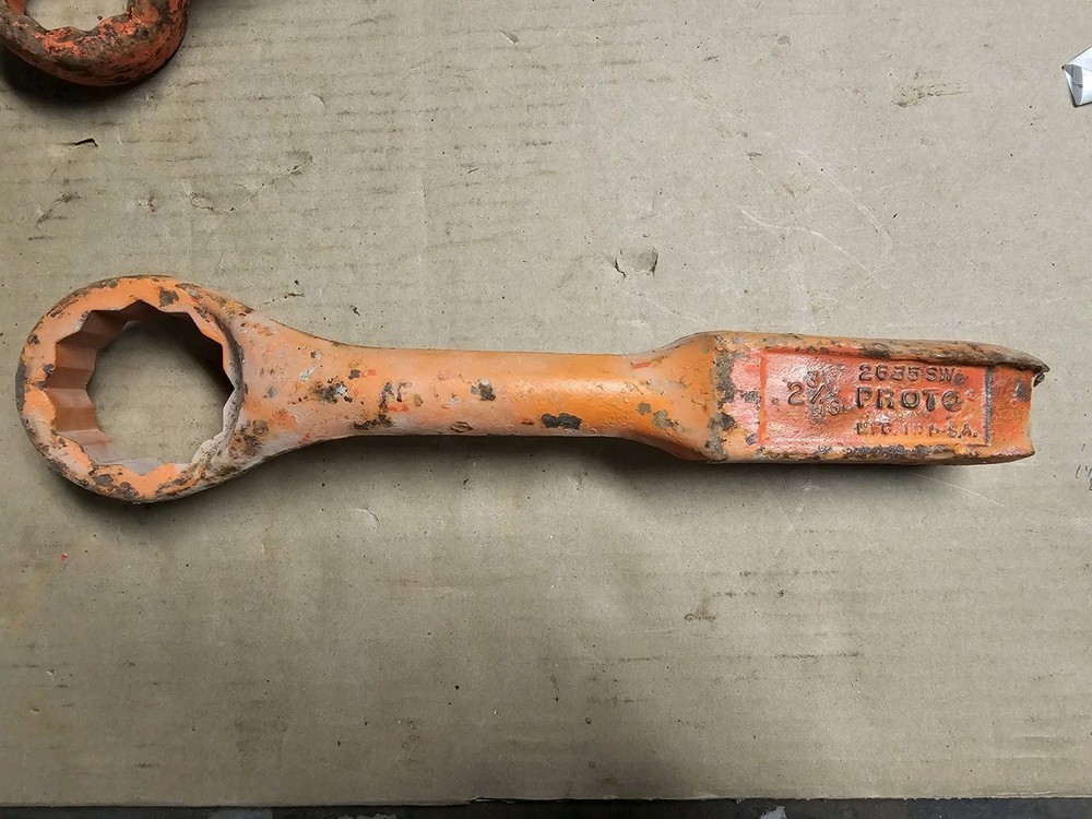PROTO 2635SW 2-3/16″OFFSET HAMMER WRENCH USA 12 POINT 2-3/16 WRIGHT