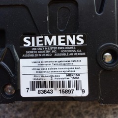 BRAND NEW – SEIMENS MAIN CIRCUIT BREAKER MBK150 150Amp *Ships Fast*