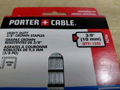 Porter Cable Heavy Duty Crown Staples 3/8″ 10mm 1250 Pack X 2 Universal Fit…