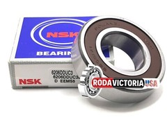 NSK 6206VVC3 BEARING RUBBER SEALS 30x62x16 mm 6206 VV C3 6206 2RS RS =SKF