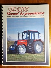 Belarus 5400 5460 5460S 5470 5470S 5480 5480S 5490 5490S Tracteur Manuel French