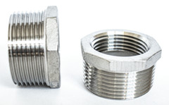 3″ x 2″ Stainless Steel Hex Reducer Bushing – NPT Pipe Reducer 3″ MNPT x 2″ FNPT