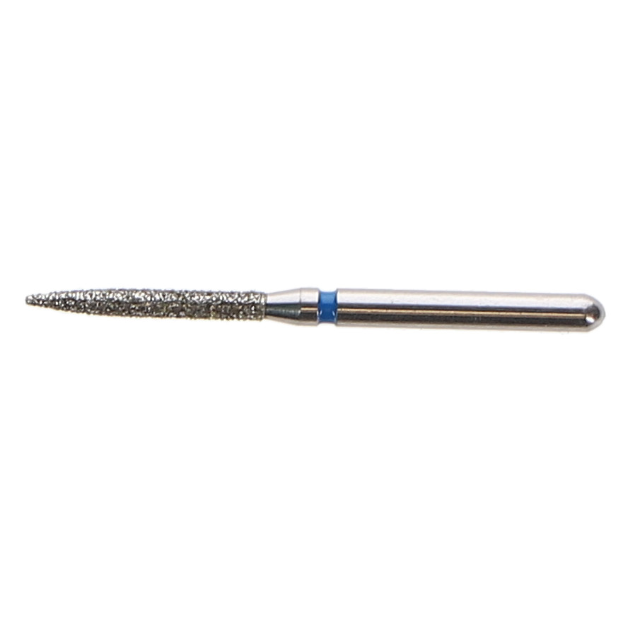 House Brand Dentistry 401896 HSB FG 863-012M Flame Medium Grit Diamond Burs 10Pk
