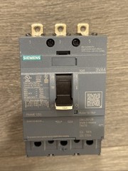 Siemens 3VA4110-4ED34-0AA0 3-Pole 100A Type C Circuit Breaker 551-600V