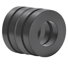 Large Magnet Grade 10 Big Magnets Heavy Duty OD60 X ID32 X 10Mm Strong Magnets