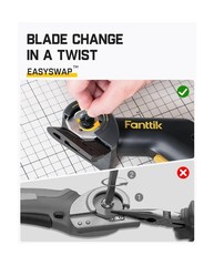 Fanttik C10 Pro BowGuide Electric Cardboard Cutter, Cordless Scissors with LE…