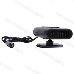 1x New 200W 12V Car Heater Cooling Fan for Windshield Defrosting – Orange/Black