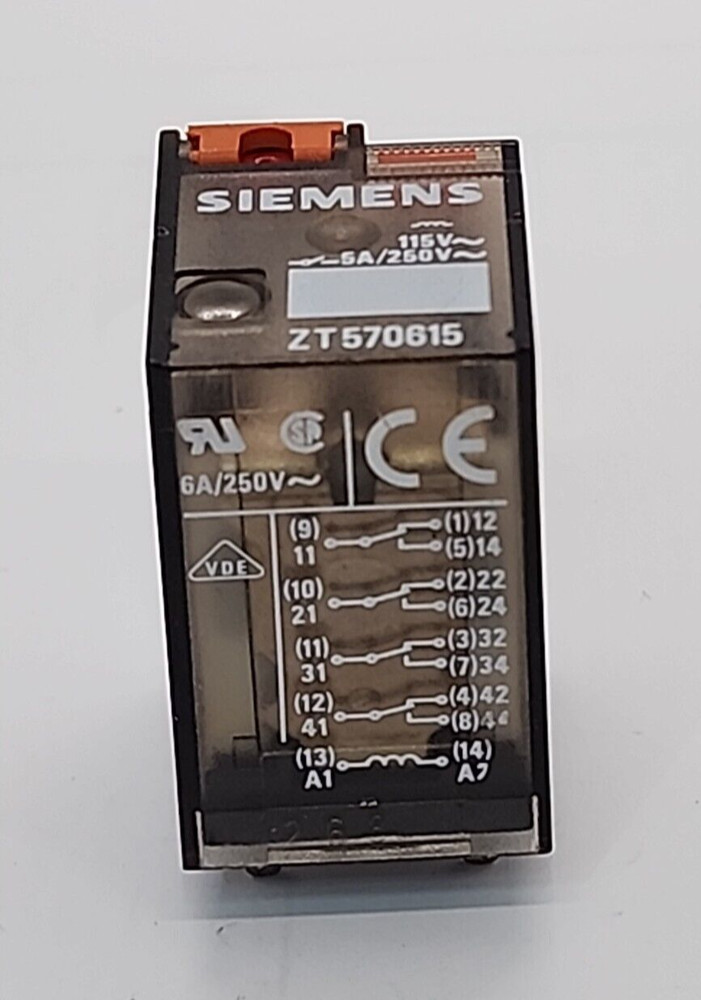 Lot of 2 – SIEMENS ZT570615 RELAY/SOCKET 14PIN [GB 4]