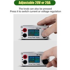 HR1520 Adjustable Power Supply DC Regulated for Short Circuit Detection