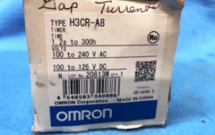 OMRON TIMER, TYPE H3CR-A8, 100-240 V AC, 100-125 V DC