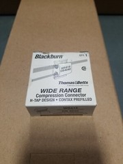 25-PACK THOMAS & BETTS BLACKBURN WR419 WIDE RANGE COMPRESSION CONNECTOR H-TAP