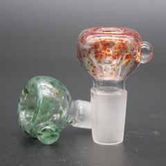 Lab Glass Slide Frit Popper Bubble Color Bowl 14 18mm Tobacco Hookah Bong