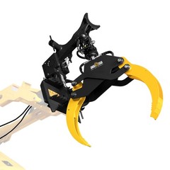 MechMaxx 1500lbs Lift Capacity 59″ Mini Skid Steer Log Grapple Attachment, RLG61