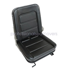 Universal Forklift Seat Lawn Mower Tractor Seat Adjustable Back Mower Excavator