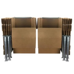 UBMOVE Wardrobe Boxes – Qty 12 Boxes w Bars – Moving Boxes