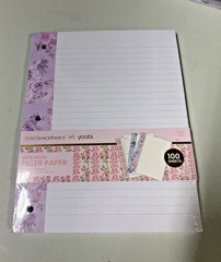 LoveShackFancy x Target – Yoobi Filler Paper Wide ruled- multi color