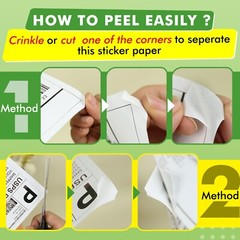 Koala Full Sheet Shipping Labels 8.5×11 500 Full Page Labels for Laser Printers
