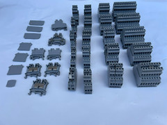 Phoenix Contact Typ UKK 5/ and UK 10- Terminal Blocks Clamp, Grey (Lot of 114)