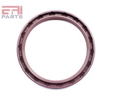 EAI 80x100x10mm FPM/FKM Oil Shaft Rotary Seal w/ Stainless Steel Spring Dbl Lip