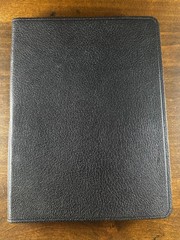 Graphic Image JLL Premium Black Leather Flexible Soft Cover Journal Notebook 7×9
