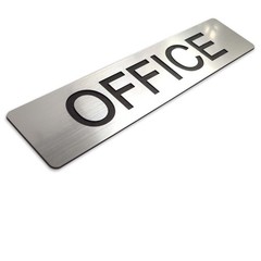 Office Sign, Plastic Plate Sign for Business Room, Easy Installation Door or …