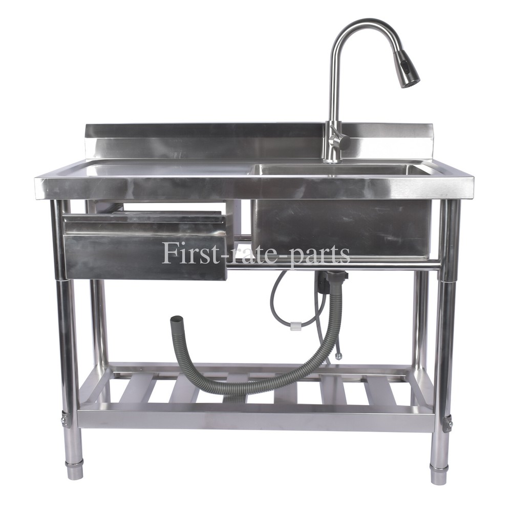 Utility Sink Free Standing for Laundry Room Farmhouse Indoor and Outdoor Sink