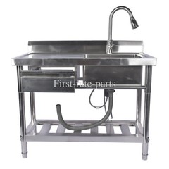 Utility Sink Free Standing for Laundry Room Farmhouse Indoor and Outdoor Sink