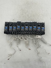 (10) Used Eaton BRN120DF Dual Purpose AFCI/GFCI Circuit Breaker 20A 1-Pole 120V