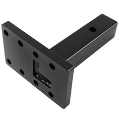 3 Position Pintle Mounting Plate Trailer Hitch Adapter for 2″ Receiver 20000 lbs