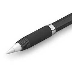Kaweco Grip for Apple Pencil Textured Black Aluminum Octagonal Shape 10001582